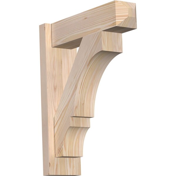 Ekena Millwork Balboa Smooth Craftsman Outlooker, Douglas Fir, 5 1/2"W x 18"D x 22"H OUT06X18X22BOA04SDF - main